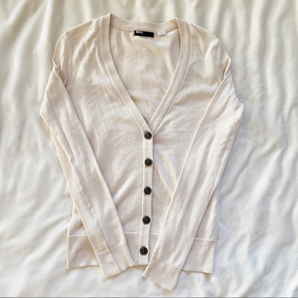 BDG for Urban Outfitters Cream Cardigan